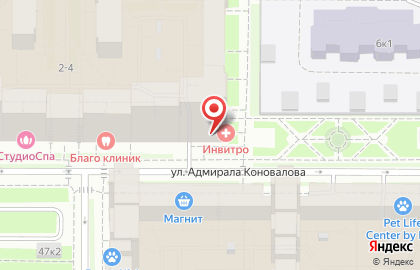 Салон штор Velvet в Красносельском районе на карте