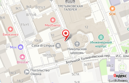 ТУИ - Третьяковская на карте