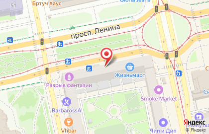 ОАО БИНБАНК на площади 1905 года на карте