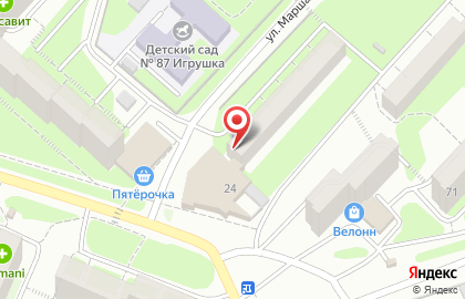 Региональный центр недвижимости на улице Маршала Жукова на карте
