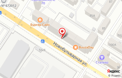 Сервисный центр Mobius на Новобульварной улице на карте
