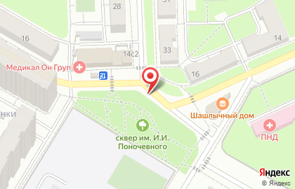Киоск по ремонту обуви, г. Подольск на Пионерской улице на карте