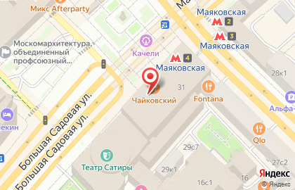 Фудворкинг на Тверской улице на карте