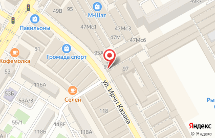 Магазин фастфудной продукции на проспекте Гамидова на карте