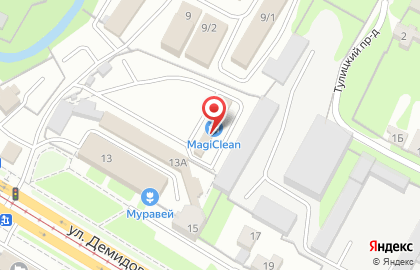 Автомойка самообслуживания MagicClean в Пролетарском районе на карте