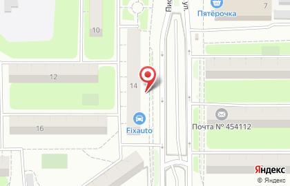 Продовольственный магазин Социальный в Курчатовском районе на карте