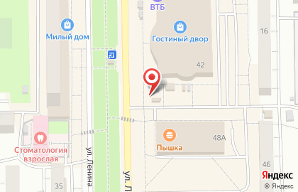 Магазин овощей и фруктов на улице Ленина на карте