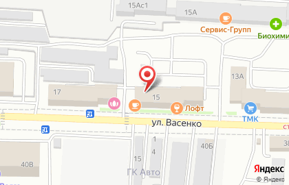 Юридическая фирма Вердикт на улице Васенко на карте