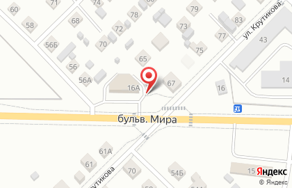 Супермаркет Метрополис на улице Мира на карте
