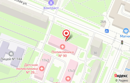 Городская поликлиника №96 на Тимуровской улице на карте