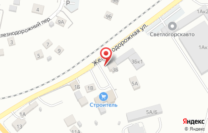 Форпост на Железнодорожной улице на карте