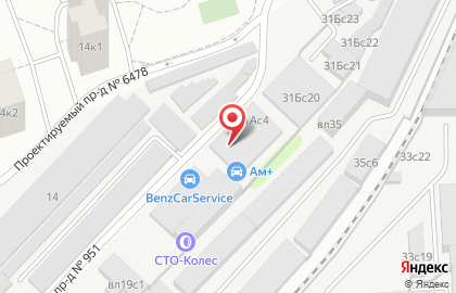 Клубный автосервис корейских автомобилей Корея Клуб в Москве на карте