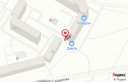 Магазин по продаже товаров из Финляндии Ruoka на улице Красных Военлётов на карте