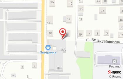 Авента на улице Строителей на карте