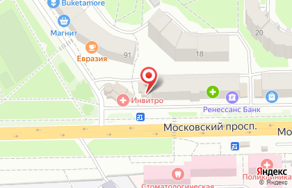 Транспортная компания СВ Карго Логистика на Московском проспекте на карте