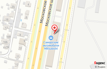 Автоцентр Mitsubishi в Красноглинском районе на карте