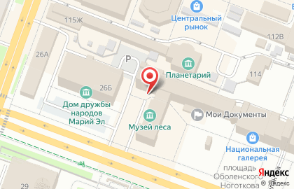 Управление Росприроднадзора по Республике Марий Эл на карте