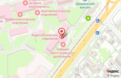 Радуга звуков в Железнодорожном районе на карте