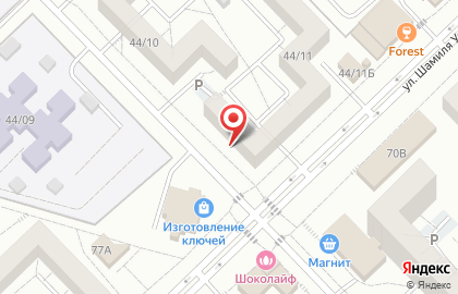 Парикмахерская в Казани на карте