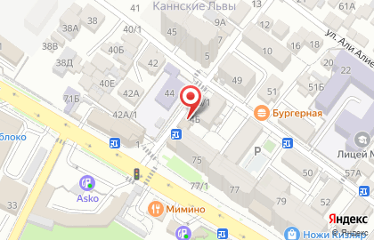 Пункт по продаже фастфудной продукции в Ленинском районе на карте