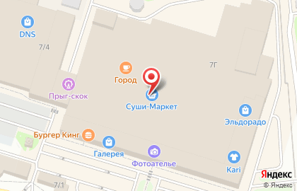 Служба доставки и продажи суши Суши-Маркет на улице Ткачей на карте