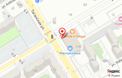 Ресторан японской кухни и неамериканской пиццы Сушкоф и Дель Песто в Орджоникидзевском районе на карте