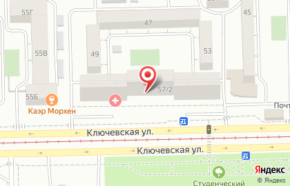 Стоматологическая клиника Формула Улыбки в Октябрьском районе на карте