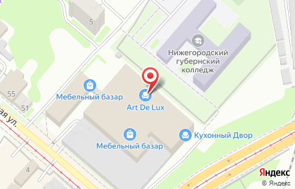 Салон Оазис мебели на Гордеевской улице на карте