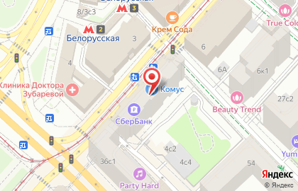 СберБанк на Лесной улице, 4 стр 1 на карте