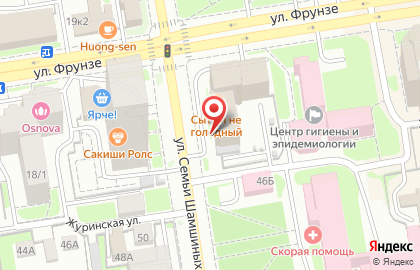 Школа ногтевого дизайна Екатерины Мирошниченко в ​БЦ на Фрунзе на карте