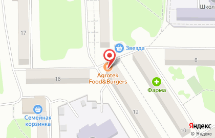 Кафе быстрого питания Agrotek Food & burgers в Петропавловске-Камчатском на карте