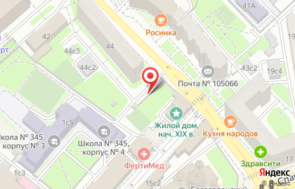 Кабинет массажа на Бауманской улице, 13 на карте