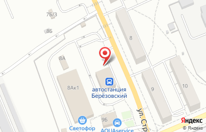 Магазин Крестьяночка на улице Строителей на карте