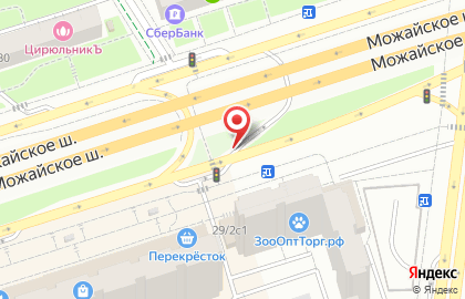 Пятерочка (ш Можайское) на карте