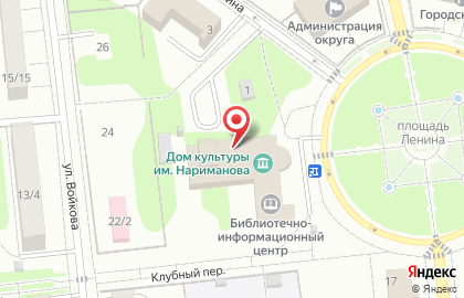 Дк им. Нариманова на карте
