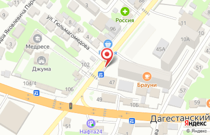 Кафе быстрого питания Зам-зам в Дагестанских Огнях на карте