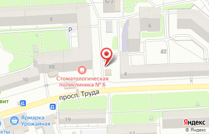 Киоск по продаже молочных продуктов в Коминтерновском районе на карте