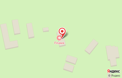 Оздоровительный комплекс Пламя на карте