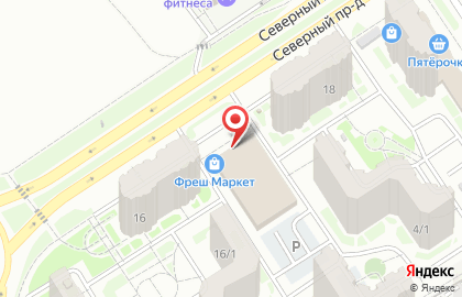Продуктовый центр Фреш маркет на карте