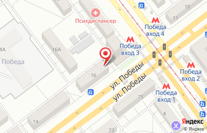 Магазин тканей и фурнитуры в Советском районе на карте