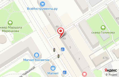 Салон-парикмахерская Capelli на улице Маршала Мерецкова на карте