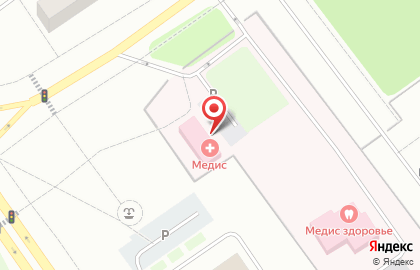 Медицинский центр Медис на Янтарной улице на карте
