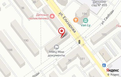 Медицинская лаборатория Пробир-ка в Кировском районе на карте