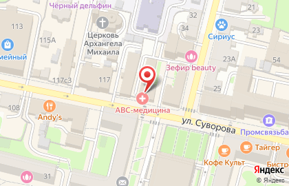 Проектная компания СтройПроектКонсалтинг на улице Суворова на карте