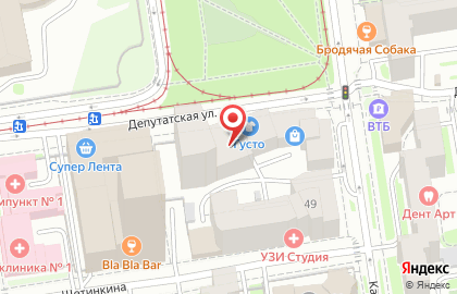 Общероссийская общественная организация Деловая Россия на Депутатской улице на карте