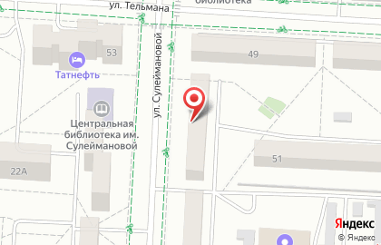 Агентство недвижимости Визит на улице Сулеймановой на карте