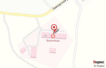 Больница Камызякская районная больница на Заводской улице на карте