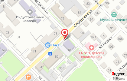 Детский сад Гномик №48 с приоритетным осуществлением экологического и художественно-эстетического развития на карте