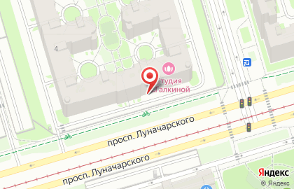 Салон красоты Рай на улице Композиторов на карте