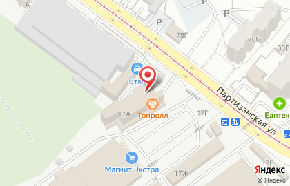 ​Компания РИАТОН на Партизанской улице на карте